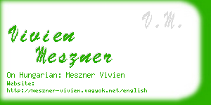 vivien meszner business card